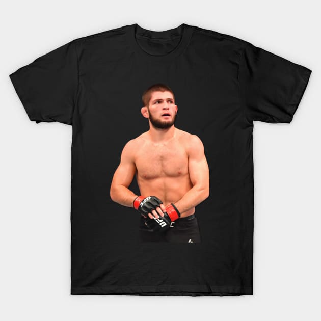 Khabib (The Eagle) Nurmagomedov - UFC 242 - 111201813 T-Shirt by Semenov